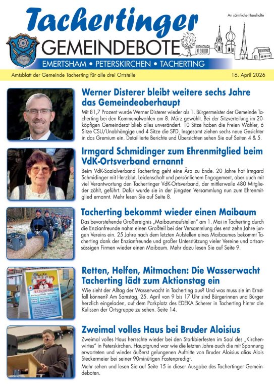 Gemeindebote April 2026